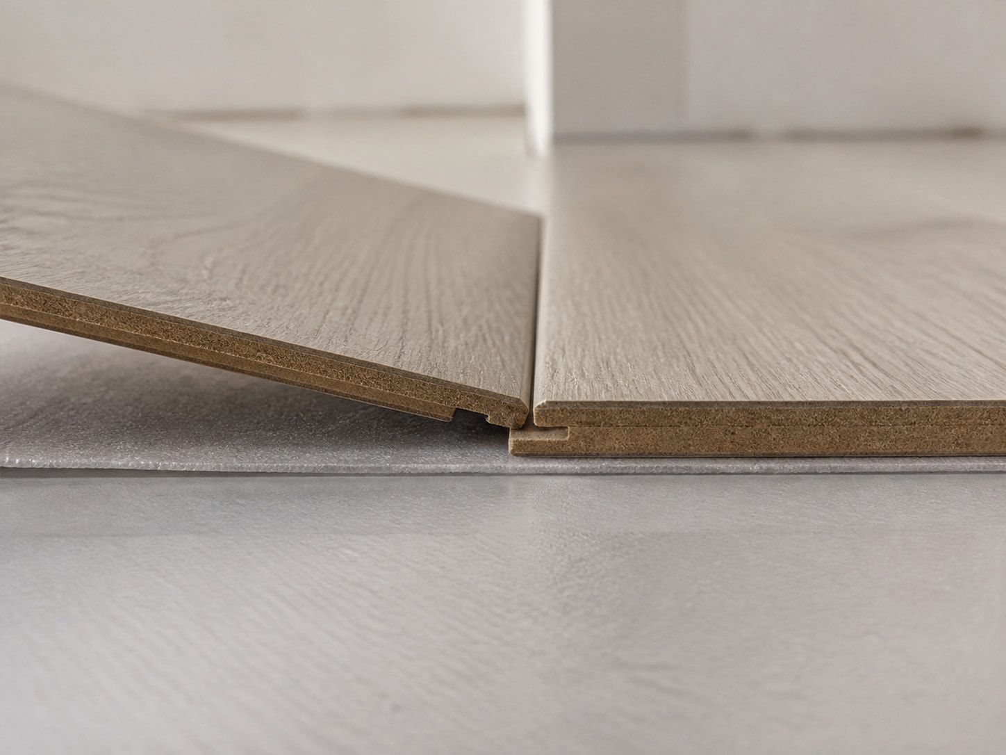 Detailaufnahme aus dem Bereich Bodenverlegung